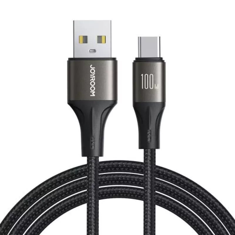 Joyroom Light-Speed Series USB-A do USB-C Kabel, 100W, 1.2m, Czarny (S-A25)
