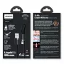 Joyroom Lightning do USB-A Kabel 2.4A 1.2m Czarny (S-1224N2)