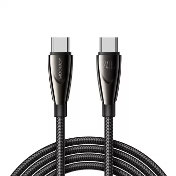 JOYROOM Pioneer 240W USB-C do USB-C Kabel SA31-CC5 1.2m Czarny