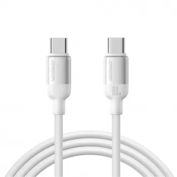 JOYROOM S-A62 Lively Series 60W USB-C na USB-C Kabel 1,2 m Biały