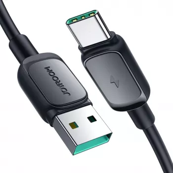 JOYROOM S-AC027A141B 1,2 m USB-A do Lightning, kabel pleciony, czarny