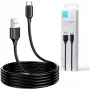 JOYROOM S-UC027A9 USB-A do USB-C Kabel 2M Czarny 3A Szybkie ładowanie i synchronizacja danych