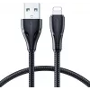 JOYROOM S-UL012A11 USB-A do Lightning Przewód pleciony 1,2 m czarny
