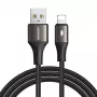 Joyroom SA25-AL3 USB-A do Lightning Kabel 1.2m Czarny 3A Ładowanie i Synchronizacja Danych