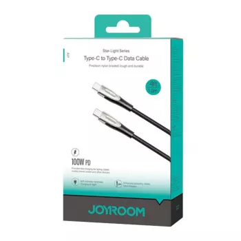 JOYROOM Star-Light USB-C do USB-C Kabel SA27-CC5 1.2m Czarny 100W