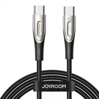 JOYROOM Star-Light USB-C do USB-C Kabel SA27-CC5 1.2m Czarny 100W