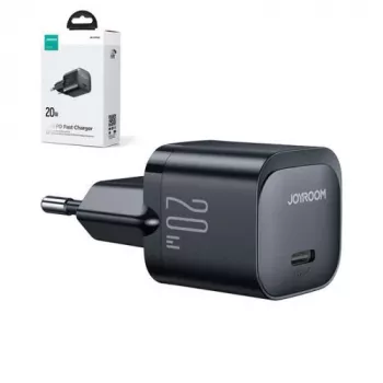 Joyroom Travel Charger Mini Type-C, PD 20W, Czarny (JR-TCF02)
