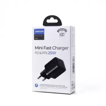 Joyroom Travel Charger Mini Type-C, PPS, PD 25W, Czarny EU (L-P251)