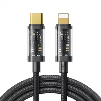 Joyroom Type-C do Lightning A10 Series Szybki Kabel Ładujący PD 20W, 1.2m, Czarny (S-CL020A12)