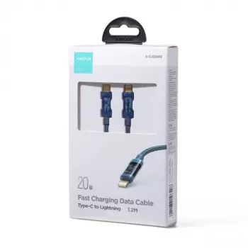 Joyroom Type-C do Lightning A10 Series Szybki Kabel Ładujący PD 20W, 1,2m, Niebieski (S-CL020A12)