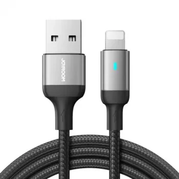 Przewód Joyroom USB-A do Lightning, 2,4A, 1,2m, Czarny (S-UL012A10)