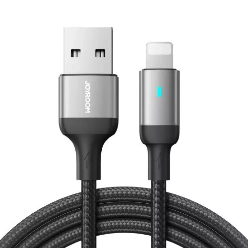 Przewód Joyroom USB-A do Lightning, 2,4A, 1,2m, Czarny (S-UL012A10)