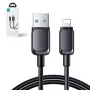 Joyroom USB-A do Lightning Kabel Multi-Color Series A14, 480Mbps, 2.4A, 1.2m, Czarny (S-AL012A14B)