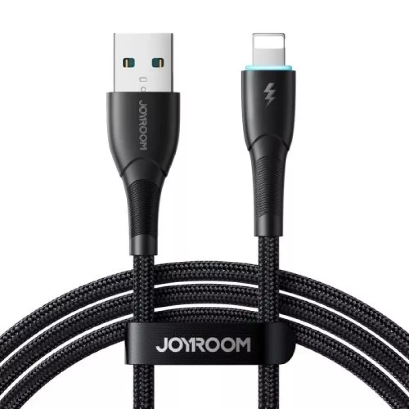 Joyroom USB-A do Lightning Kabel Starry Series, 480 Mbps, 3A, 1m, Czarny (SA32-AL3)