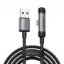 Joyroom USB-A do Lightning EnjoyX Series Kabel 90 Stopni A56, 3A, 480Mbps, 1.2m, Czarny (S-A56)