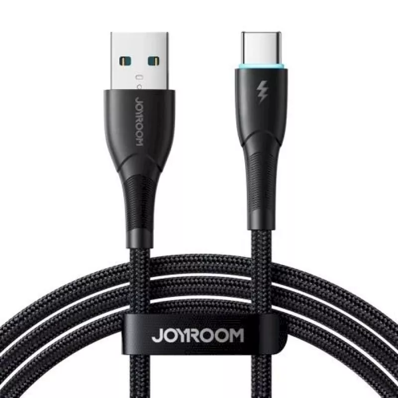JOYROOM USB-A do USB-C Kabel Seria Starry, 480 Mbps, 3A, 1m, Czarny (SA32-AC3)