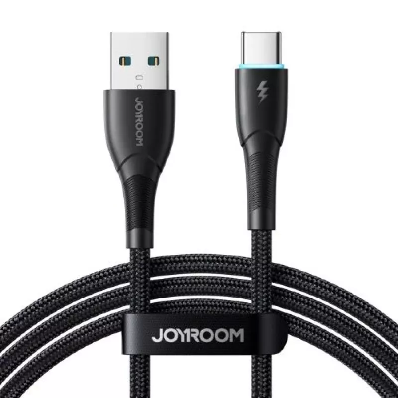 JOYROOM USB-A do USB-C Kabel Seria Starry, 480 Mbps, 3A, 1m, Czarny (SA32-AC3)