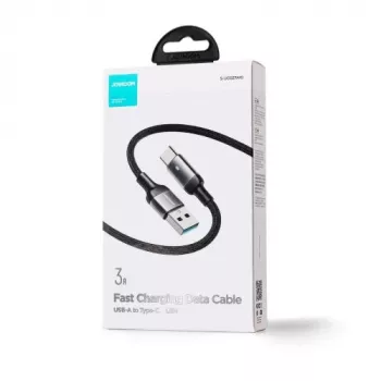 JOYROOM USB-A do USB-C kabel danych, 3A, 1,2 m, czarny (S-UC027A10)