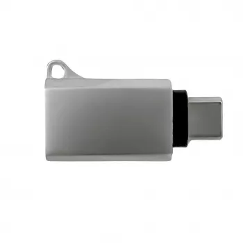 Joyroom USB-C Męski na USB-A Żeński Adapter Mini S-H151 Srebrny