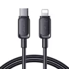 JOYROOM USB-C do Lightning Kabel Multi-Color Series A14, 20W, 480 Mbps, 1.2 m, Czarny (S-CL020A111B)