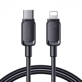 JOYROOM USB-C do Lightning Kabel Multi-Color Series A14, 20W, 480 Mbps, 1.2 m, Czarny (S-CL020A111B)