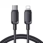 JOYROOM USB-C do Lightning Kabel Multi-Color Series A14, 20W, 480 Mbps, 1.2 m, Czarny (S-CL020A111B)