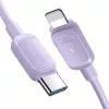 JOYROOM Kabel USB-C do Lightning seria Multi-Color A14, 20W PD, 480 Mbps, 1,2m, fioletowy (S-CL020A11P)