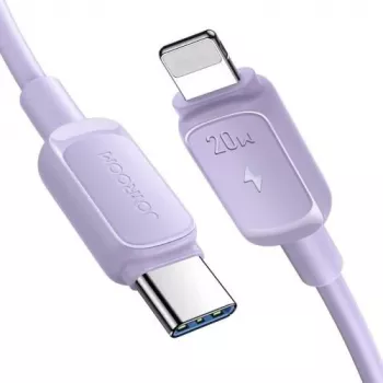JOYROOM Kabel USB-C do Lightning seria Multi-Color A14, 20W PD, 480 Mbps, 1,2m, fioletowy (S-CL020A11P)