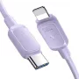 JOYROOM Kabel USB-C do Lightning seria Multi-Color A14, 20W PD, 480 Mbps, 1,2m, fioletowy (S-CL020A11P)