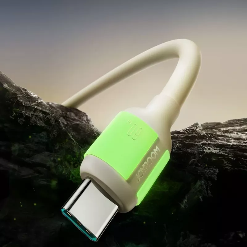 Joyroom USB-C do USB-C Kabel 1.2 m Czarny 60W PD Szybkie Ładowanie i Synchronizacja Danych