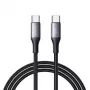 JOYROOM USB-C do USB-C Flash Series Cable A28 60W PD Fast Charging 480Mbps Data Sync 2m Czarny