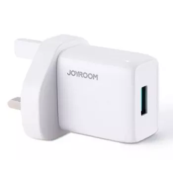 Joyroom USB Wall Charger 2.1A UK Plug (L-1A101) Biały