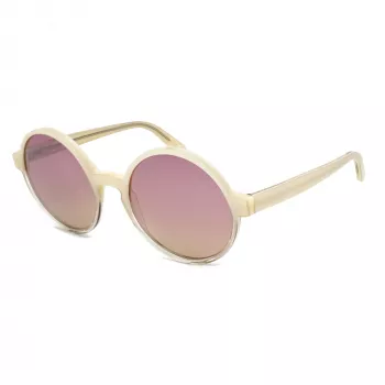 JPLUS JP5022-14 Okulary przeciwsłoneczne damskie - Modna geometryczna oprawka acetatowa z ochroną UV400 - 54/21/145 mm
