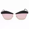 Okulary przeciwsłoneczne JPLUS Woman JP5076-01 - Acetatowa kwadratowa oprawka - Ochrona UV400 - 58/13/145 mm
