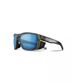 Okulary przeciwsłoneczne Julbo Shield M Ocean Master - soczewki Spectron 3CF, kategoria 3, zdejmowane osłony boczne