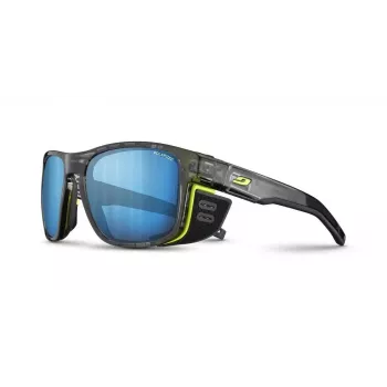 Okulary przeciwsłoneczne Julbo Shield M Ocean Master - soczewki Spectron 3CF, kategoria 3, zdejmowane osłony boczne