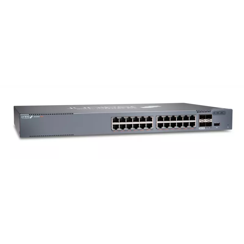 Juniper EX Series EX4000-24P Switch - L3 Managed - 24 Porty Gigabit PoE+ - 4x 10GbE SFP+ Uplinki - Rackmount 1U
