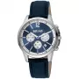 Zegarek JUST CAVALLI MAN JC1G175L0225 42mm Niebieska Tarcza Skórzany Pasek Kwarcowy