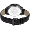 Zegarek JUST CAVALLI MAN JC1G175L0245 42mm Kwarcowy Analogowy Niebieska Tarcza Brązowy Pasek Skórzany