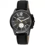 Zegarek JUST CAVALLI MAN JC1G175L0245 42mm Kwarcowy Analogowy Niebieska Tarcza Brązowy Pasek Skórzany