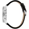 JUST CAVALLI MAN JC1G214L0015 46mm Zegarek Kwarcowy Analogowy Czarna Tarcza Czarny Pasek Skórzany
