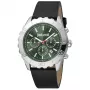 JUST CAVALLI MAN JC1G214L0015 46mm Zegarek Kwarcowy Analogowy Czarna Tarcza Czarny Pasek Skórzany