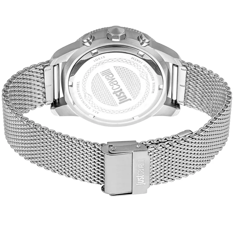 Zegarek JUST CAVALLI MAN JC1G215M0045 42mm ze stali nierdzewnej, kwarcowy