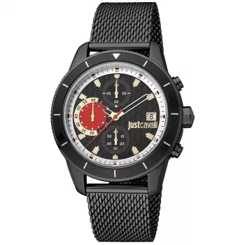 Zegarek JUST CAVALLI MAN JC1G215M0075 41mm ze stali nierdzewnej, kwarcowy