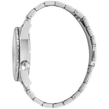 JUST CAVALLI MAN JC1G217M0055 Zegarek Kwarcowy Analogowy 42mm Stal Szlachetna Niebieska Tarcza Srebrna Bransoleta