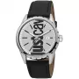 Zegarek JUST CAVALLI MAN JC1G082L0105 (42mm) Niebieska tarcza, niebieski skórzany pasek