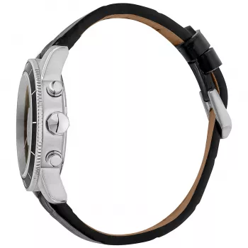 Zegarek JUST CAVALLI MAN JC1G215L0015 42mm Czarna Tarcza Skórzany Pasek