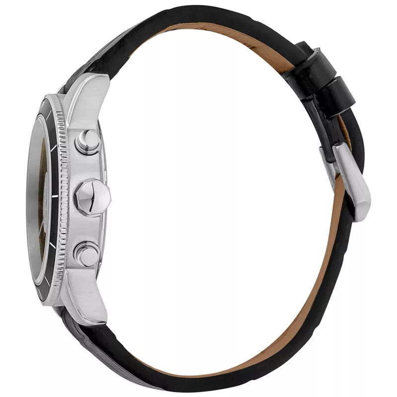 Zegarek JUST CAVALLI MAN JC1G215L0015 42mm Czarna Tarcza Skórzany Pasek