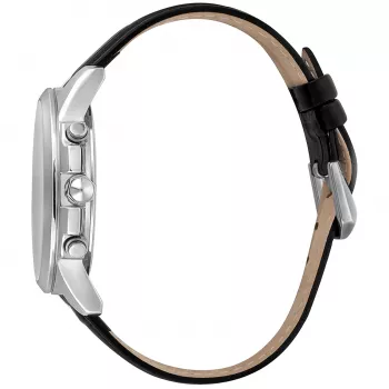 Zegarek męski JUST CAVALLI JC1G175L0215 42mm Niebieska tarcza Pasek skórzany