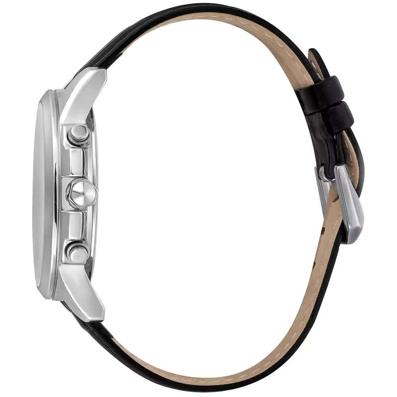 Zegarek męski JUST CAVALLI JC1G175L0215 42mm Niebieska tarcza Pasek skórzany
